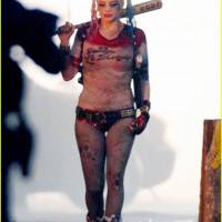 EXCLUSIVE: Will Smith seen picking up Margot Robbie while filming ‘Suicide Squad’ in full costume