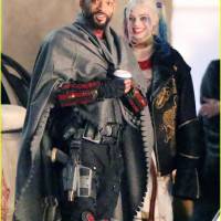 EXCLUSIVE: Will Smith seen picking up Margot Robbie while filming ‘Suicide Squad’ in full costume