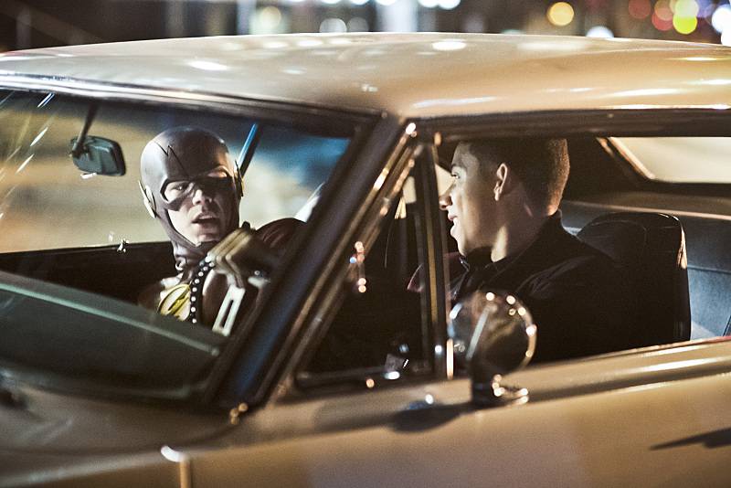 The Flash -- "Invincible" -- Image: FLA222a_0399b.jpg -- Pictured (L-R): Grant Gustin as The Flash and Keiynan Lonsdale as Wally West -- Photo: Dean Buscher/The CW -- ÃÂ© 2016 The CW Network, LLC. All rights reserved.