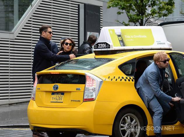 Cast of Snatch seen filming a scene in Manchester City Centre. The Scene is set in New York. Featuring: Luke Pasqualino, Stephanie Leonidas, Rupert Grint Where: Manchester, United Kingdom When: 26 Sep 2016 Credit: WENN.com