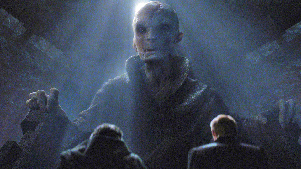 Andy Serkis confirma que Snoke não encontra [SPOILER] em 'Os Últimos Jedi'