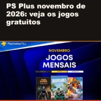 GeekSaw Instagram — PS Plus novembro de 2026: Conheça os jogos gratuitos